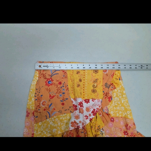 Forever 21 Patchwork Mini Skirt S Cottagecore Whimsical Prairie Sk1 7700 - Picture 9 of 9